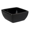 Купа, PET, квадратна, 6,5x6,5см, h3см, 50мл, черна, стакабъл, FRIENDLY – APS