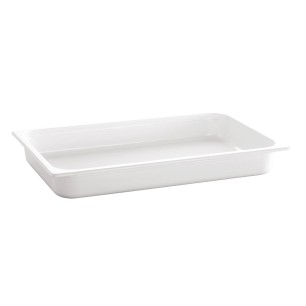 Гастронорм, PET, GN 1/1, 53x32,5xh6,5см, 7,1л, бял, стакабъл, FRIENDLY – APS.