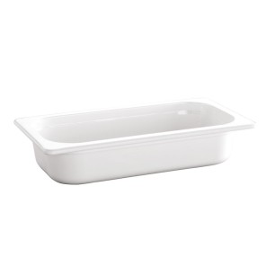Гастронорм, PET, GN 1/3, 32,5x17,6xh6,5см, 2л, бял, стакабъл, FRIENDLY – APS