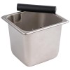 Иноксов контейнер за отпадъчно кафе / ударна кутия, GN 1/6, 17,6x16,2xh15см, 2,4л – APS