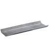 Меламиново плато, правоъгълно, GN 2/4, 53x16,2xh3,5см, стакабъл, сиво, CONCRA – APS