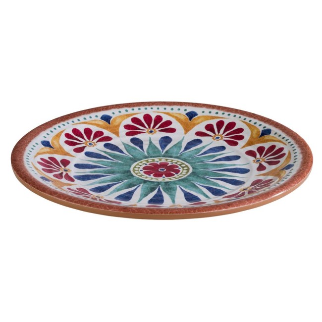 Меламинова чиния, кръгла, ф21,5см, h2см, стакабъл, ARABESQUE – APS