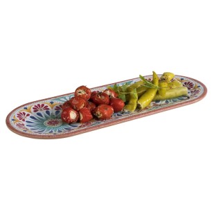 Меламиново плато, овално, 38х15,5xh2см, стакабъл, ARABESQUE – APS