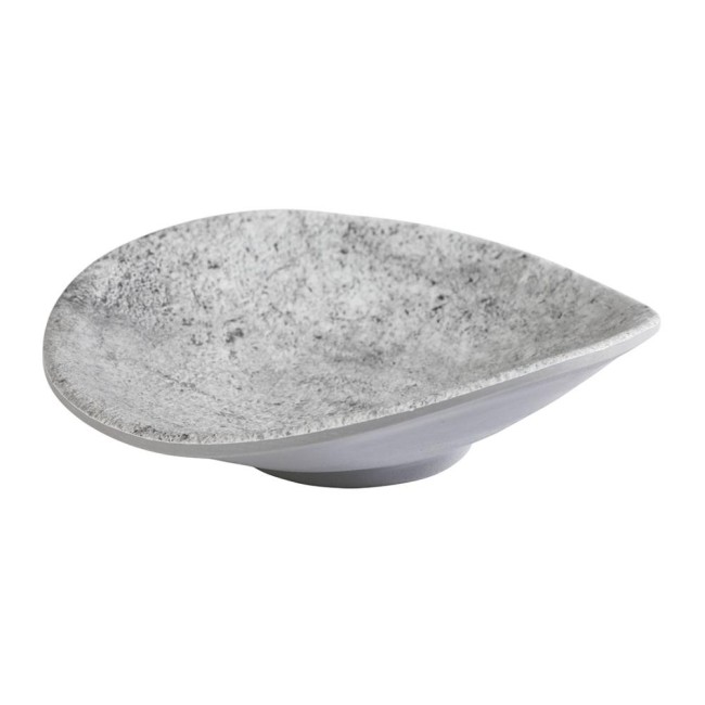 Меламинова купичка, 10,5x10см, h3см, 30мл, сива, стакабъл, CONCRA – APS