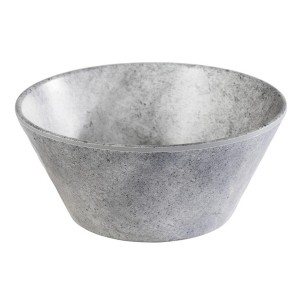 Меламинова купа, кръгла, ф16см, h7см, 500мл, сива, стакабъл, CONCRA – APS