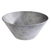 Меламинова купа, кръгла, ф28см, h12см, 3л, сива, стакабъл, CONCRA – APS