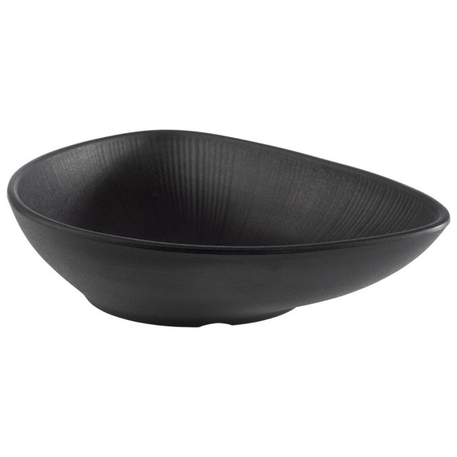 Меламинова купа, 23x18xh5см, 600мл, черна, стакабъл, „NERO“ – APS