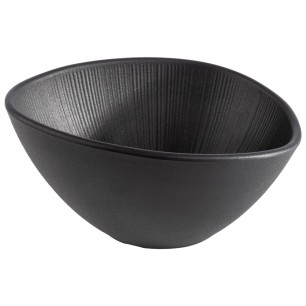 Меламинова купа, 19x16,5xh9см, 500мл, черна, стакабъл, „NERO“ – APS