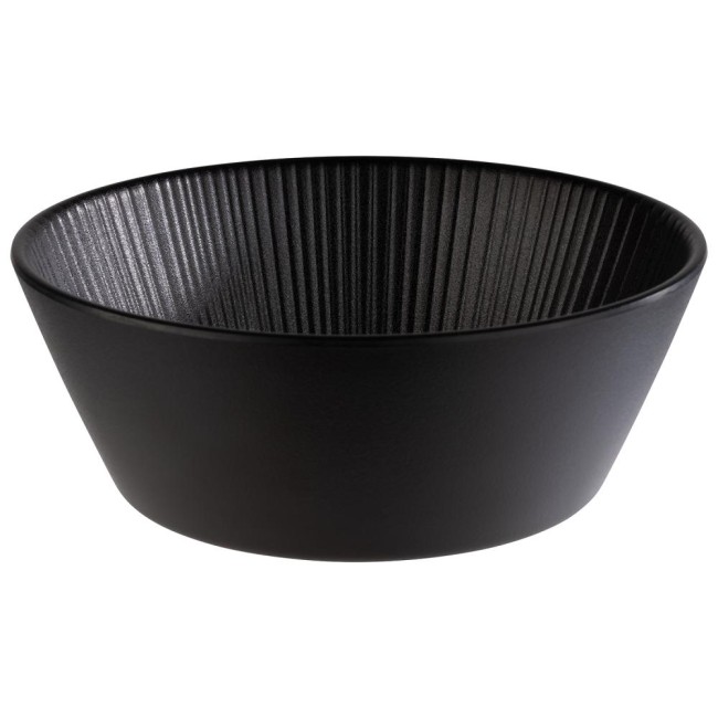 Меламинова купа, ф20,5см, h7,5см, 1,2л, черна, стакабъл, NERO – APS