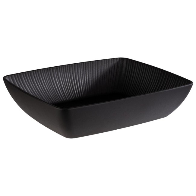 Меламинова купа, правоъгълна, GN 1/2, 32,5x26,5xh7,5см, 3,5л, „NERO“ – APS