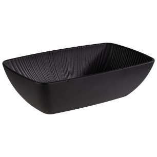 Меламинова купа, правоъгълна, GN 1/4, 26,5x16,2xh7,5см, 1,5л, NERO – APS