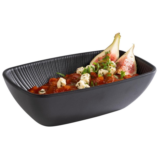 Меламинова купа, правоъгълна, GN 1/9, 17,6x10,8xh5,5см, 350мл, NERO – APS