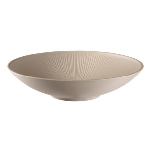 Меламинова купа, кръгла, ф30см, h7см, 2,2л, бежаво, стакабъл, NERO – APS