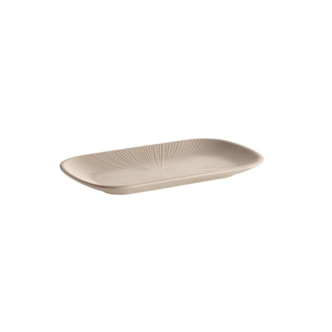 Меламиново плато, GN 1/4, 26,5x16,2xh2,5см, бежаво, стакабъл, NERO – APS