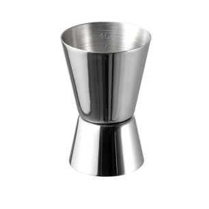 Иноксова мярка за алкохол, двойна (Джигър) 20/40мл - APS