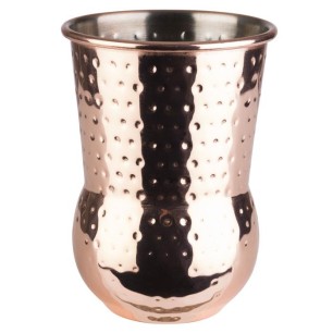 Иноксова релефна чаша за коктейли, ф8см, h11,5см, 400мл, copper, „JULEP MUG“– APS