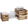 Дървена касетка, правоъгълна, GN 1/4, 29x18,5xh10,5см, натурал, стакабъл, SUPERBOX – APS
