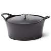 Чугунена тенджера черна ф25см 3,4л - Cuisinox - Volcan
