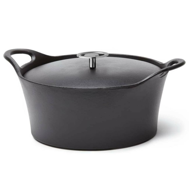 Чугунена тенджера черна ф25см 3,4л - Cuisinox - Volcan