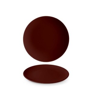 Порцеланова чиния плитка ф21см h2,3см LE CHOCO BRUN - Suisse Langenthal