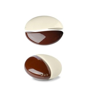 Порцеланова солница 9,9x3,4xh3,2см Le Choco Brun - Suisse Langenthal