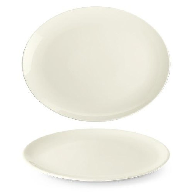 Порцеланово плато овал 32x25,4xh3,3см LE CHOCO CRÈME - Suisse Langenthal