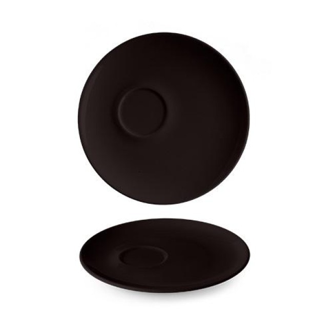 Порцеланова чиния подложна ф16см h1,6см LE CHOCO NOIR - Suisse Langenthal