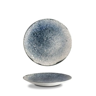 Порцеланова плитка чиния, ф21см, Rustic Navy blue - G.Benedikt