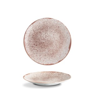 Порцеланова плитка чиния, ф21см, Rustic Sienna - G.Benedikt