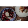 Порцеланова чиния плитка без борд  ф16см h1,5см POINTS WHITE - Suisse Langenthal