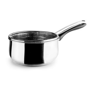 Иноксова касерола с кошница за пържене, 18/10, ф18см, h9см, 0,5мм, 2л, Garinox – Lacor