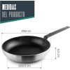Алуминиев тиган с незалепващо покритие, ф32/20,5см, h5,5см, 3,5мм, KENNA, GARINOX – Lacor
