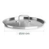 Иноксов капак, ф20см, Gastro – Garinox