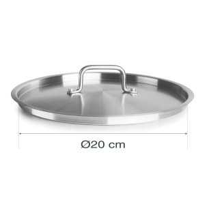 Иноксов капак, ф20см, Gastro – Garinox