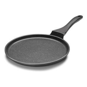 Алуминиев тиган за палачинки с незалепващо покритие Eco-Piedra Black ф26см h1.8см - Lacor