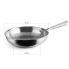 Титаниев тиган, трислоен, незалепващ, ф20-15,5см, h5,5см, 2,3мм, TitanGrill – Lacor