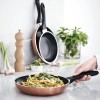 Алуминиев тиган с незалепващо покритие, ф28см, h5см, copper - Garinox
