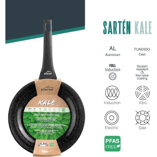 Алуминиев тиган с незалепващо покритие, ф24/16см, h5,5см, KALE – Lacor
