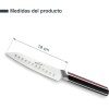 Нож Santoku от неръждаема стомана, 18см, ELITE – Lacor