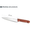 Нож на шеф готвача / Chef's, неръждаема стомана, ергономична TPV дръжка, 20см, кафяв, SELECT – Lacor