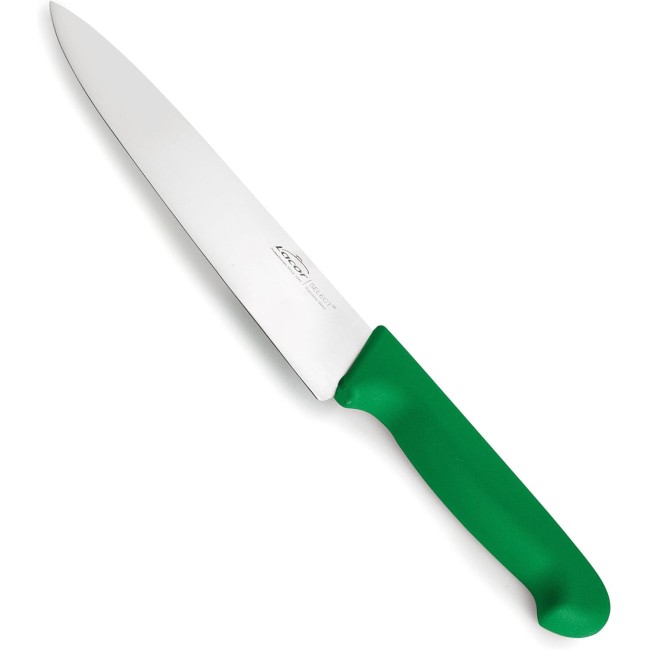 Нож на шеф готвача / Chef's, неръждаема стомана, ергономична TPV дръжка, 20см, зелен, SELECT – Lacor