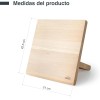 Дървена магнитна стойка за ножове, 21x22,5см, MAGNET – Lacor