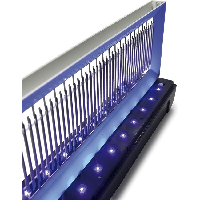 Електрическа инсектицидна лампа, 220-240V, 50/60Hz, 11W, 16 UV-A LED, 150м2, 4000V, 33x10x36,3см, 1,5кг, LUCE - Lacor