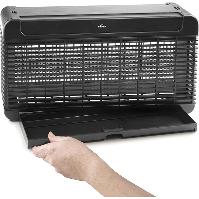 Електрическа инсектицидна лампа, 220-240V, 50/60Hz, 11W, 16 UV-A LED, 150м2, 4000V, 33x10x36,3см, 1,5кг, LUCE - Lacor