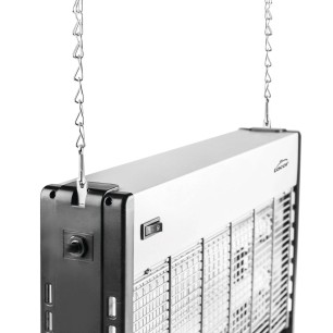 Електрическа инсектицидна лампа, 220-240V, 50/60Hz, 2x15W UV-A LED, 100м2, 2000V, 49,5x9x31см, 3,15кг, CAPTER - Lacor