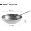 Иноксов тиган, 18/10, ф20-13,5см, h5см, CUISINE - Lacor