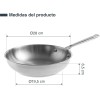 Иноксов тиган, 18/10, ф28-19,5см, h6,5см, CUISINE - Lacor