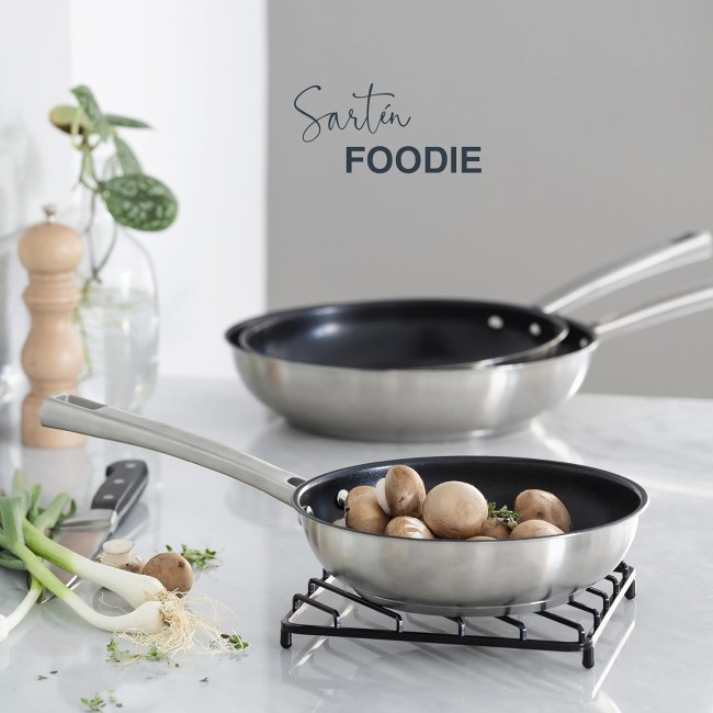 Иноксов тиган с незалепващо покритие, ф22-14,5см, h5см, FOODIE - Lacor