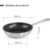 Иноксов тиган с незалепващо покритие, ф30-22см, h6,5см, FOODIE - Lacor