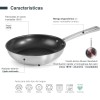 Иноксов тиган с незалепващо покритие, ф30-22см, h6,5см, FOODIE - Lacor